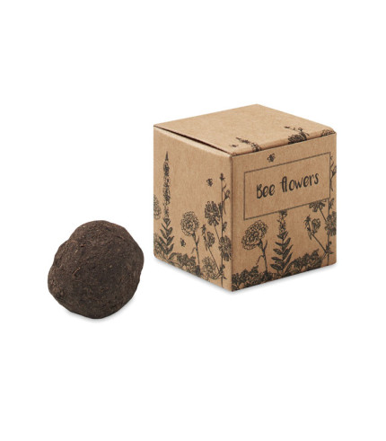 Bomba sa sjemenkama s cvjetovima pčela