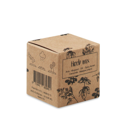 Bomba sa sjemenkama bilja u kartonskoj kutiji