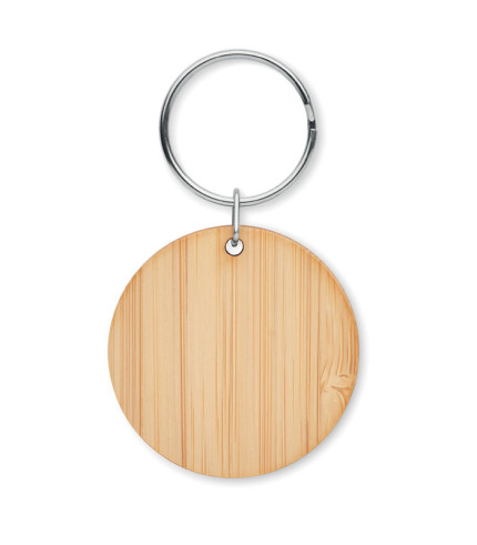 Okrugli privjesak za ključeve od bambusa