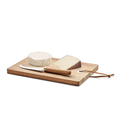 Acacia wood cheese board set
