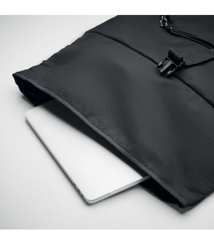 600D RPET rolltop backpack