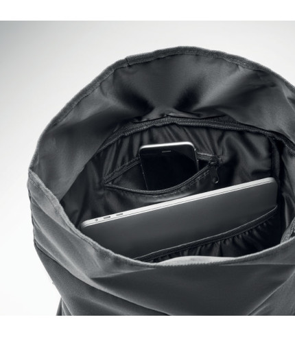 600D RPET rolltop backpack