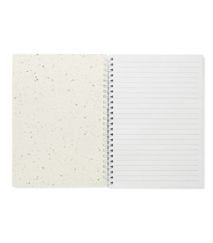 A5 seed paper cover notebook