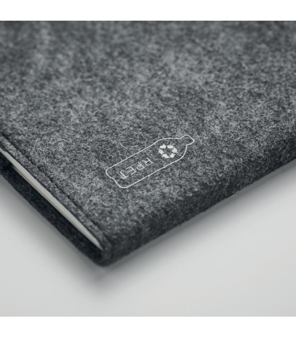 A5 notebook RPET felt