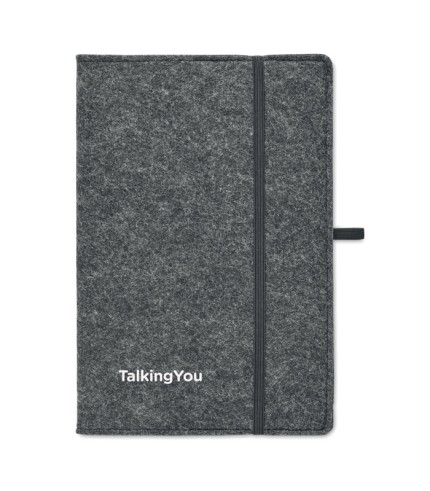 A5 notebook RPET felt