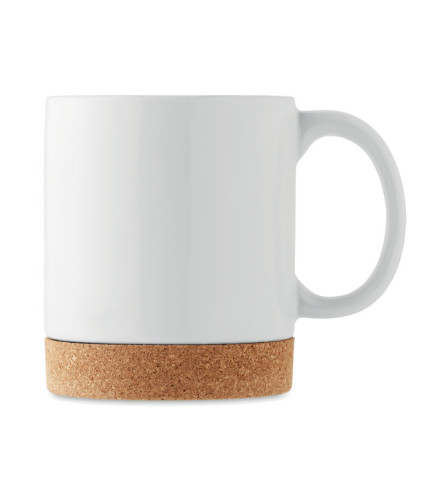 Sublimation ceramic cork mug