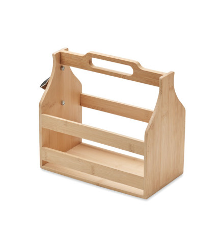 6 sanduka za pivo od bambusa