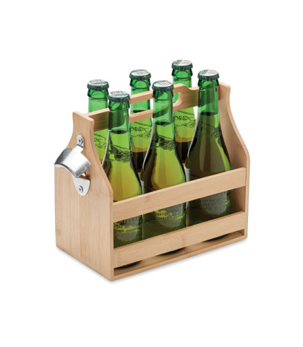 6 sanduka za pivo od bambusa