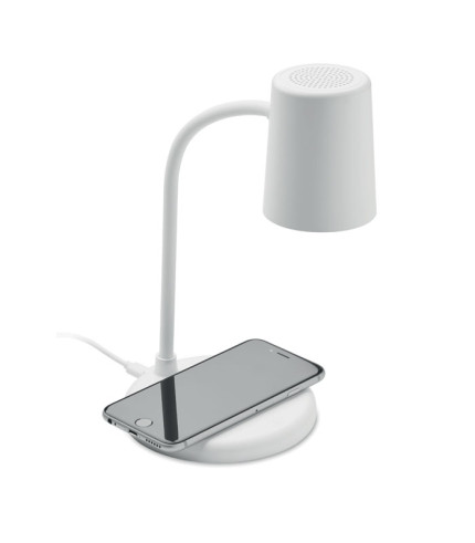 Wireless charger, lamp speaker