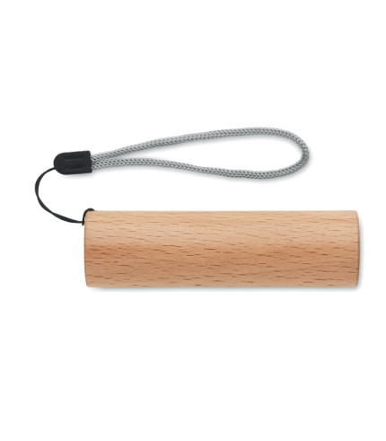 Beech wood rechargeable torch