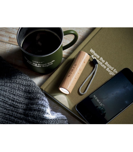 Beech wood rechargeable torch