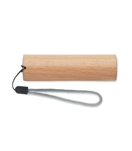 Beech wood rechargeable torch
