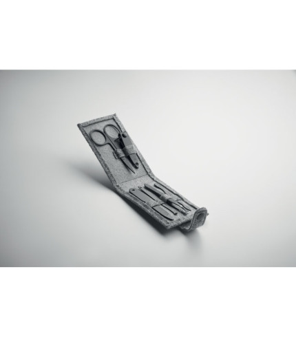 RPET felt 6 piece manicure set