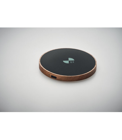 Wireless charger in acacia 15W