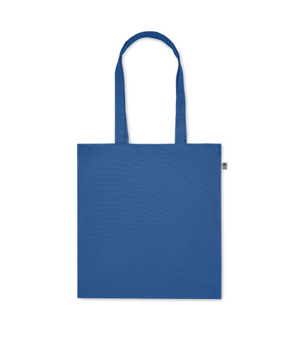 Organic cotton shopping bag BENTE COLOUR