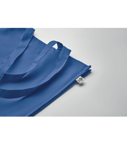 Organic cotton shopping bag BENTE COLOUR