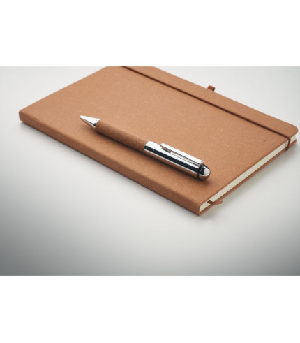 Recycled leather notebook set