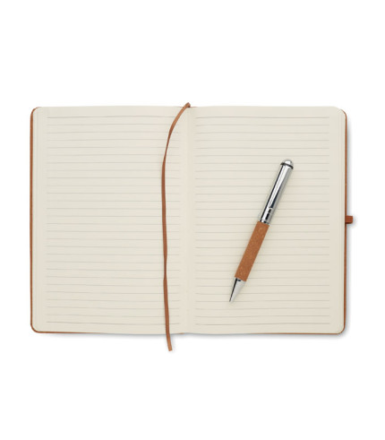 Recycled leather notebook set