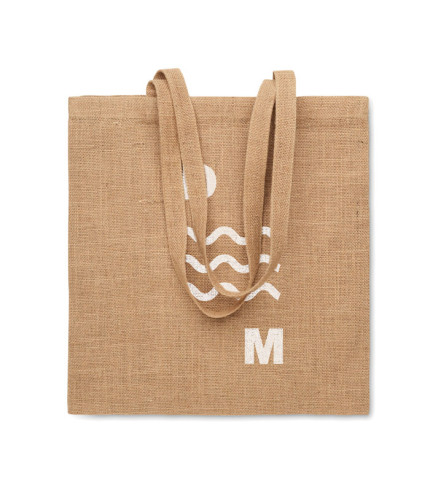 Jutena torba s dužim ručkama ZOLANG