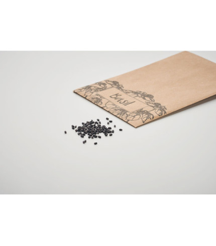 Sjemenke bosiljka u craft omotnici