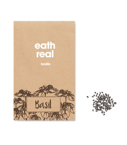 Sjemenke bosiljka u craft omotnici