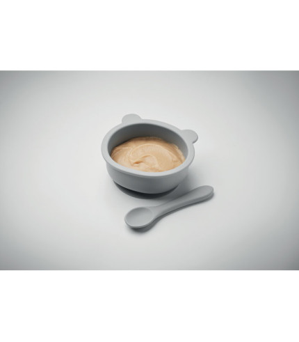 Silikonska žlica, zdjelica set za bebe