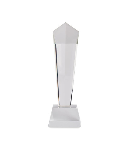 Crystal award in a gift box