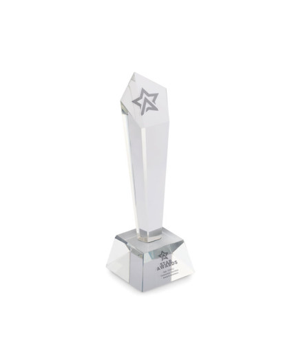 Crystal award in a gift box