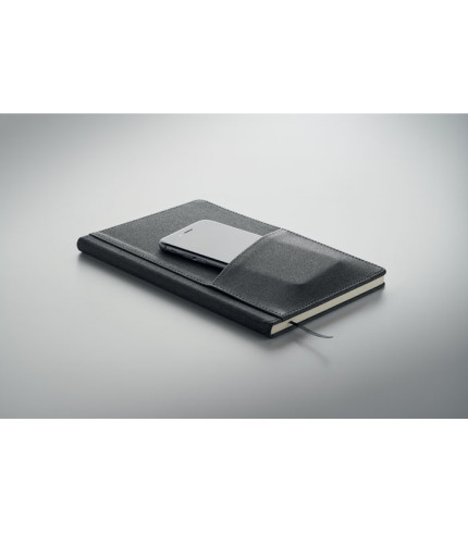 A5 notebook PU front pocket