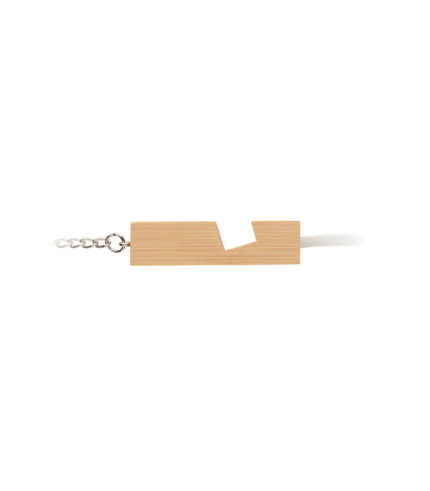 Bamboo key ring and stand