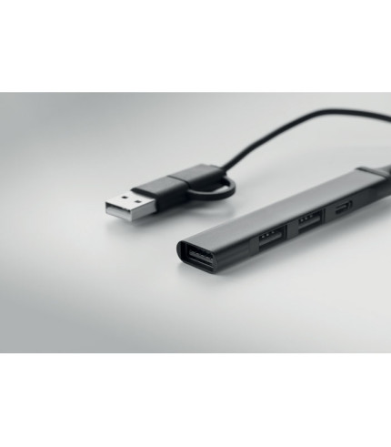 USB hub s 4 priključka 19 cm