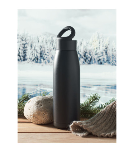 Heat-cool double wall bottle