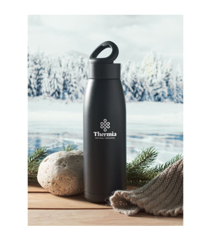 Heat-cool double wall bottle