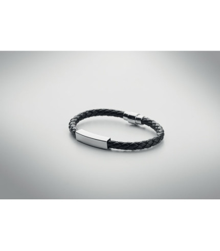 Pletena narukvica od umjetne kože