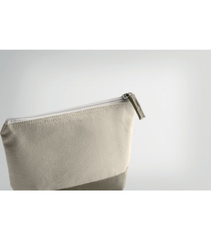 Dvobojna pamučna kozmetička torbica