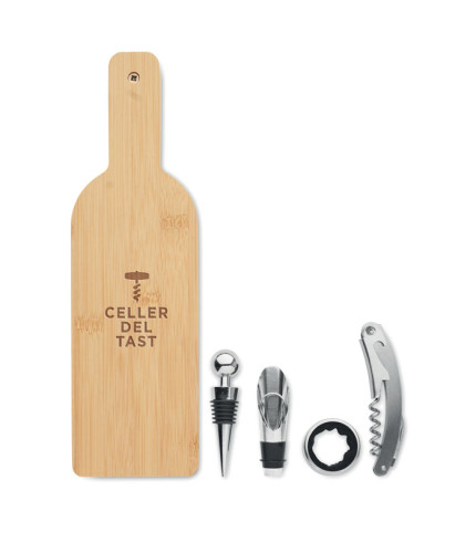Bottle shaped wine set