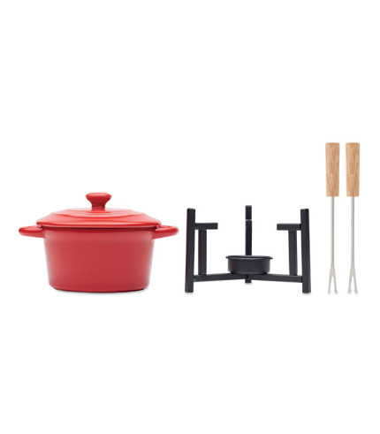 Ceramic fondue set 300 ml