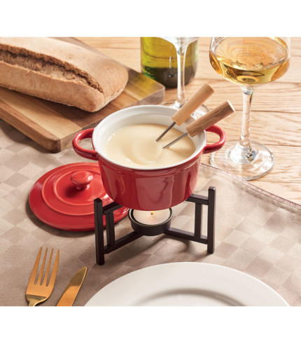Ceramic fondue set 300 ml