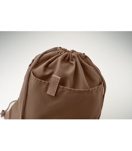 Recycled cotton drawstring bag