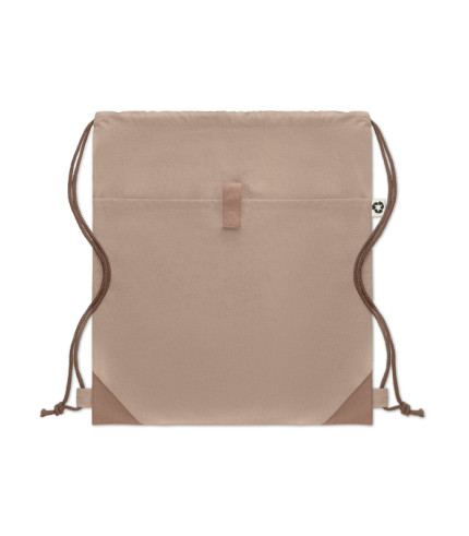 Recycled cotton drawstring bag