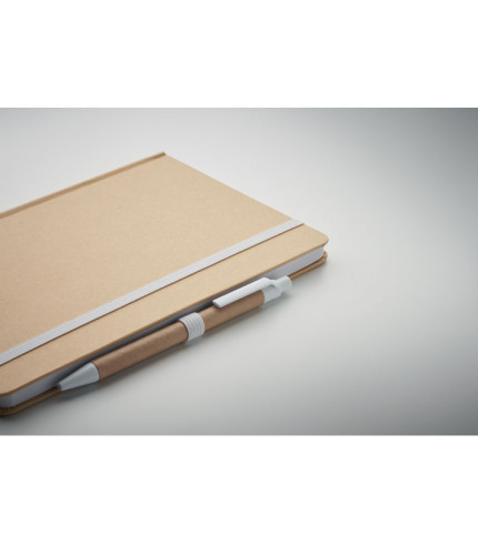 A5 notebook in recycled carton