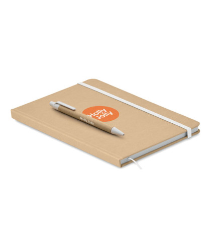A5 notebook in recycled carton