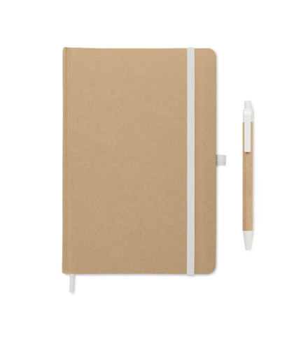 A5 notebook in recycled carton