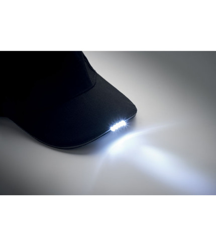 LED pamučna kapa s 5 panela 220gr/m²