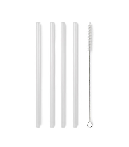 4 staklene slamke za višekratnu upotrebu