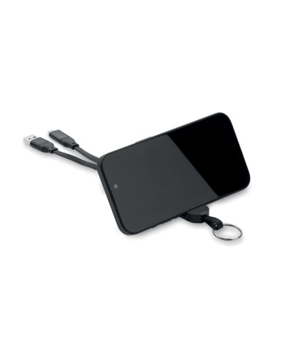 60W cable keyring recycled ABS