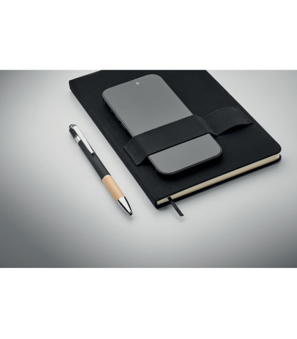 A5 RPET notebook with pen