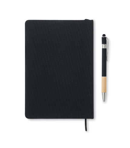 A5 RPET notebook with pen