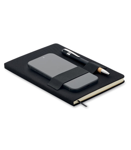 A5 RPET notebook with pen