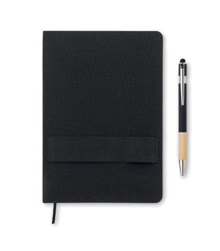 A5 RPET notebook with pen